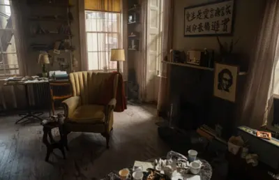 Salón de la recreación del apartamento de Bob Dylan