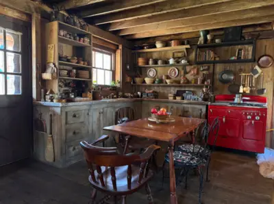 Cocina de la casa de los Seeger