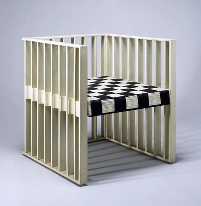 Sillón para el pasillo del Sanatorio Purkersdorf - Koloman Moser