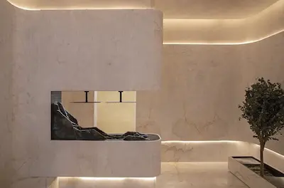 Espacio Gomez Grau (Zona de estar, Stone create emotions) - Arqueha by MR.LECO