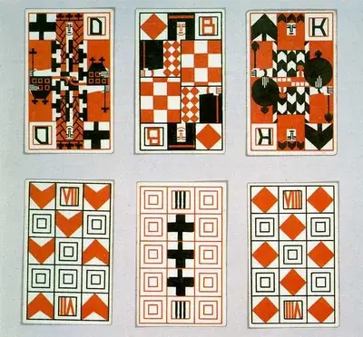 Diseño de cartas de Rummy por Ditha Moser