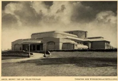 Exterior del Teatro de Henry van de Velde