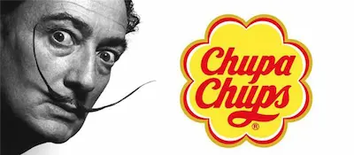 Salvador Dalí y Chupa-Chups