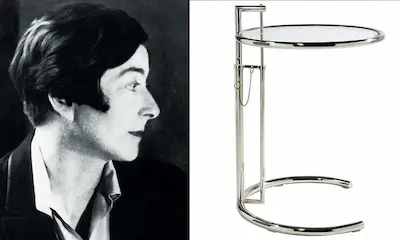 Eileen Gray (1878-1976) y su mesa E 1027