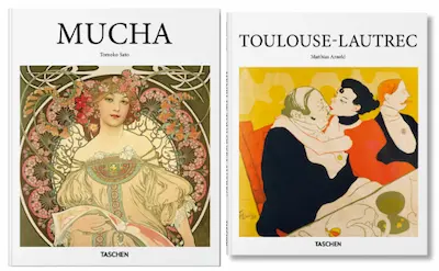 Libro de Much, Taschen  Libro de Toulouse-Lautrec, Taschen