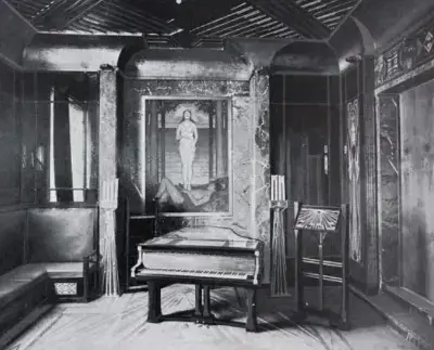 Sala de música de la casa de Peter Behrens