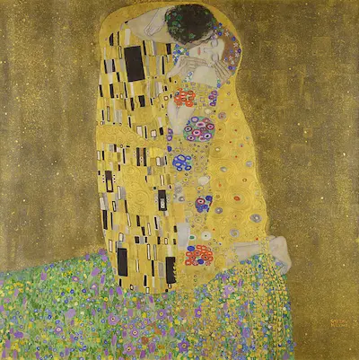 The kiss (de Klimt)